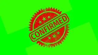 Green screen confirmed stamp effect | confirmed stamp green screen | confirmed stamps chroma key.