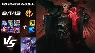 BOTTOM Swain vs Syndra [QUADRAKILL] - EU Challenger Patch 26.2