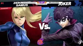 Clocktower Smash 98 - LQ - Shadowdot (Zero Suit Samus) vs. kendricklamarfan19 (Joker) - SSBU