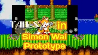 Tails in Sonic 2 Simon Wai Prototype rom hack - gameplay