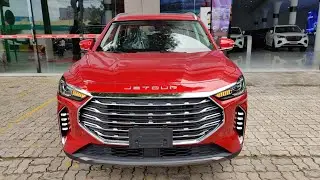 JETOUR X70 PLUS 2022 года, красный цвет &mdash; идеальный внедорожник | Обзор экстерьера и интерьера