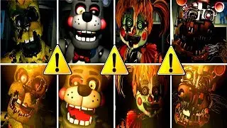 FNAF 6 All Jumpscares & All Deaths! (NEW UPDATE)