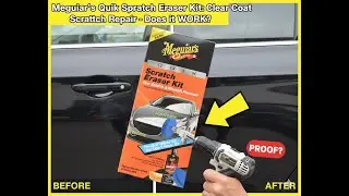 Meguiar's Quik Scratch Eraser Kit: Clear Coat Scratch Repair - Does it WORK?