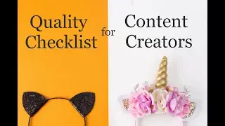 Avoid content creation mistakes; use this quality checklist