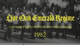 1982 Clovis Cal Bowl Band Review and Field Show