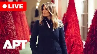 LIVE | WATCH: Melania Trump Receives 2025 White House Christmas Tree | APT