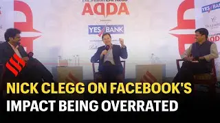 Nick Clegg on Facebook's impact being overrated