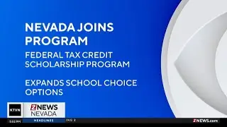 Nevada opting into Federal Tax Credit Scholarship Program