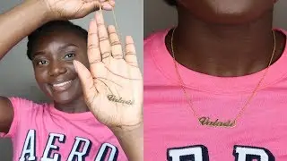 Customized Name Necklace Review + 20% OFF  || YAFEINI JEWELRY