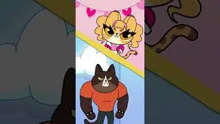 Ser&aacute; que Simba e Tigras s&atilde;o s&oacute; amigos!? 🤔🥰  #simba #simbochka #arti #gatos #anima&ccedil;&atilde;o