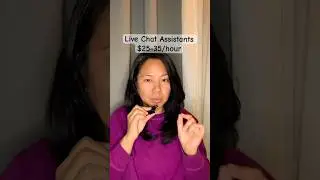 Live chat assistants. Remote jobs 2023. Get paid $25-35/ hour. #financialfreedom