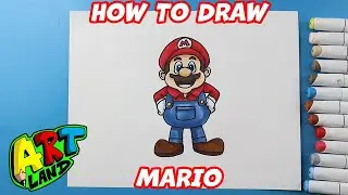 How to Draw Mario from Super Mario Bros Movie