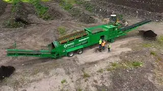 McCloskey 621 - Trommel Rentals - Compost Screening