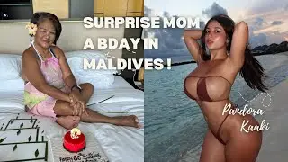 Surprising my Mom on her Birthday a trip to Maldives !!