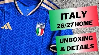Italy World Cup 2026 Authentic Home jersey Unboxing & Details
