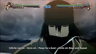 Preperations for Naruto Storm Connections Part 1 - Sasuke The Last Infinite combo + Max Damage