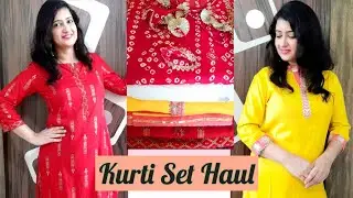 Amazon Kurta Set Haul / Festive/Party Wear Kurta Set Haul 2020 / Kurta Palazzo Set Haul