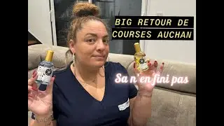 BIG RETOUR DE COURSES AUCHAN FAMILLE NOMBREUSES