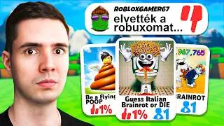 1% &Eacute;rt&eacute;kel&eacute;sű Roblox J&aacute;t&eacute;kokat Teszteltem