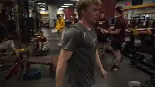 Triphasic Training 2 Power Leg Wednesday Athlete Performing Block 3 of 3 in Workout