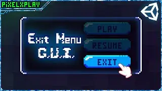 How To create Quit Button and Exit Menu UI in Unity Tutorial || PART_3