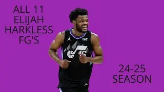 All 11 Elijah Harkless FG's | Utah Jazz 24-25