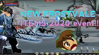 AQW NEW FROSTVALE EVENT 2020!!! AND ALSO NEW RARE FREE HOUSE!!