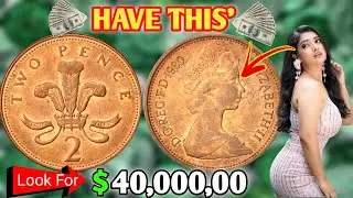 UK 1980 Elizabeth 2 Pence Coin Value | How Much is a 1980 2 Pence Worth Today?