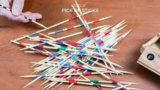 Wooden Pick Up Sticks Classic Kids Board Game