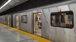 TTC 130 (Toronto Rocket) - 5741-5746 Pulling Into & Departing Highway 407