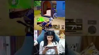 1v3 clutch with akm no scope | Pro girl gamer #bgmi #1v3 #akm