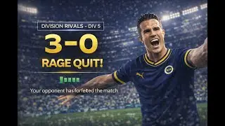 DIV 5 RAGE QUIT AT 3&ndash;0! | FC 26 Ultimate Team Division Rivals