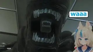 Saba SCREAMS at Alien! 👽💥 | Alien Isolation Funny Moment [@SamekoSaba]