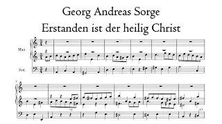 Sorge - Erstanden ist der heilig Christ - Heilig-Geist organ, Ottobeuren, Hauptwerk