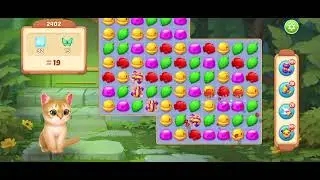 Kitten Match level 2402　パズにゃん　レベル2402