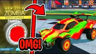 ROCKET LEAGUE ITEM SHOP - Crimson Zomba Exotic Wheels - 26.06.21