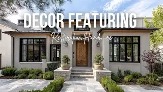 Restoration Hardware Inspired Decor Featuring Quiet Luxury and Architectural Balance