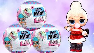 ASMR LOL Surprise Christmas Sooo Mini Christmas Dolls#unboxing