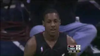 Mario Chalmers big steal and dunk (but not count) vs MEM 14-12-08