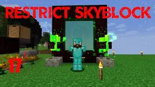 Minecraft Restrict Skyblock EP17 Talking To Elves In Time For Christmas