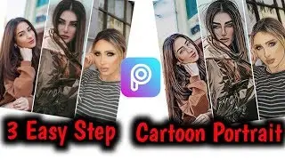 3 Easy Step Make Cartoon Portrait With PicsArt || PicsArt Tutorial || X-Tutorial Official