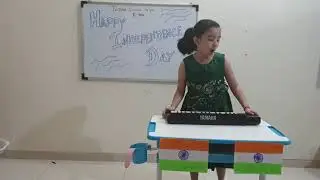 National Anthem Keyboard | 6 years old playing keyboard | 2020 Online keyboard performance