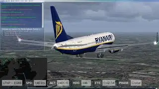 Highlight: FSX: Final Approach and Arrival into Birmingham, UK (EGBB) from Perpignan, France (LFMP)