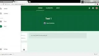 Google Classroom Notification Setup (on a computer)