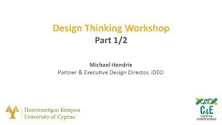 Design Thinking Workshop (Part 1/2)