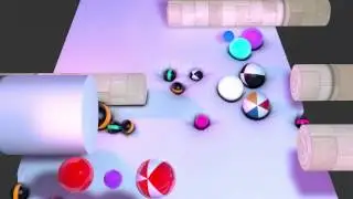 Cinema 4d - awesome dynamics and light