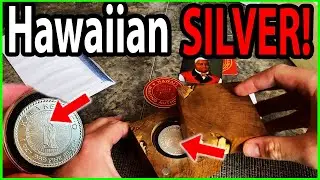Распаковываю невероятно редкую серебряную монету с Гавайев! ВАУ! Что думаете?!?! #Монета #Серебро #Гавайи #HMA