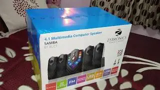 Informational & Unboxing video of zebronics 4.1 Samba speaker -- HINDI