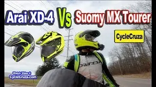 Arai XD4 Review - Arai XD4 Vs Suomy MX Tourer (ADV Helmets 2019)