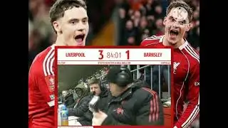 CRAZY REACTION to FLORIAN WIRTZ goal vs Barnsley | Steve Hunter's CRAZY REACTION to LFC goal #lfc 
